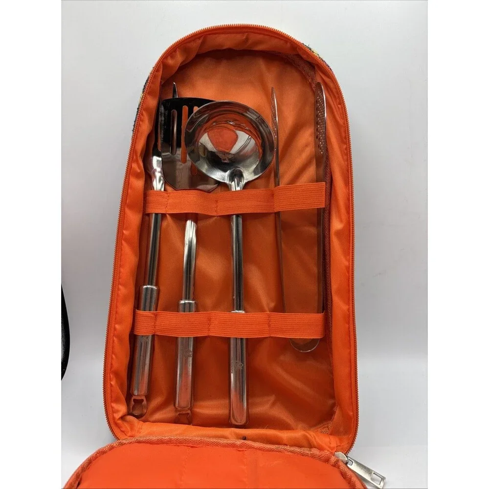 Da Benben 4-pc. Camping Outdoors Kitchen Set-Zip-up Carrying Case Preowned